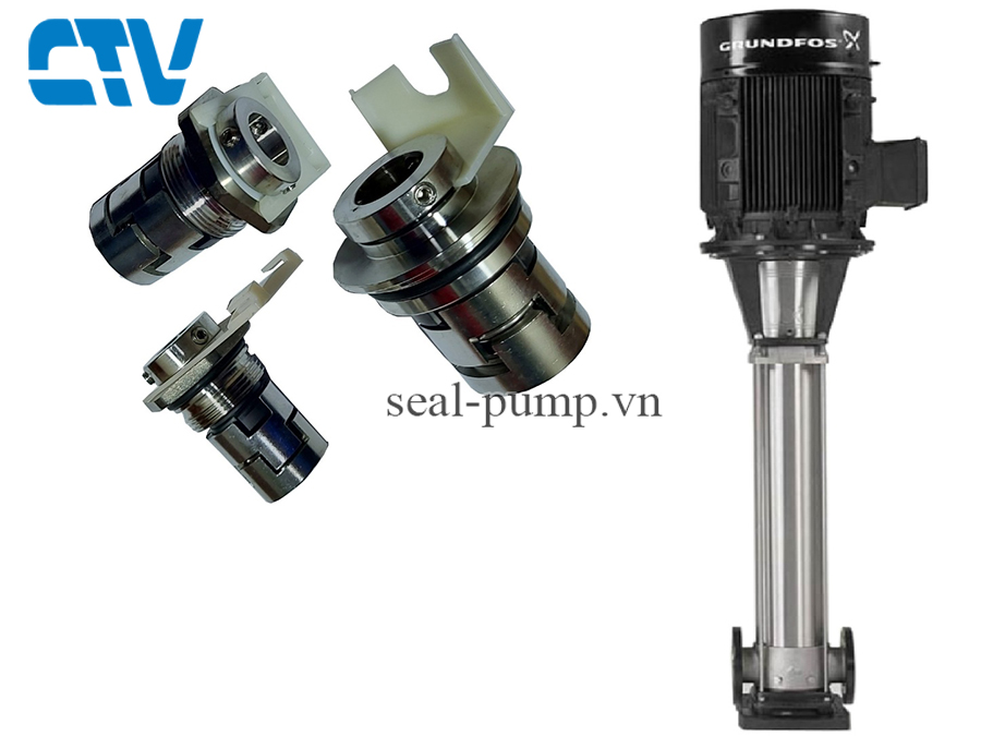 Phớt máy bơm, phớt cơ khí Model Grundfos Model CRN 32, 45, 64, 90