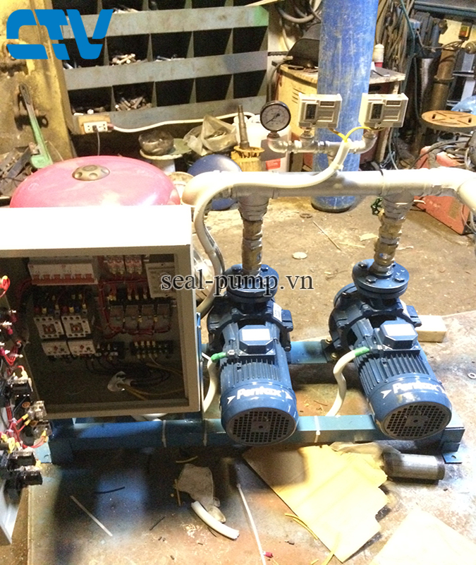 Lắp đặt tủ điện điều khiển máy bơm, hệ thống máy bơm tăng áp