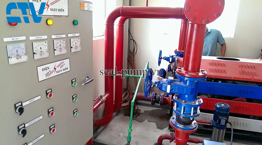 Tủ điện điều khiển máy bơm phòng cháy chữa cháy tại Cường Thịnh Vương
