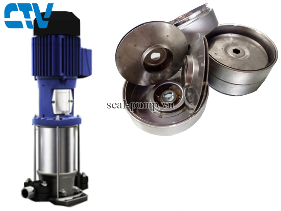 Cánh, ốp trục đứng máy bơm KSB Movitec 6/22 B