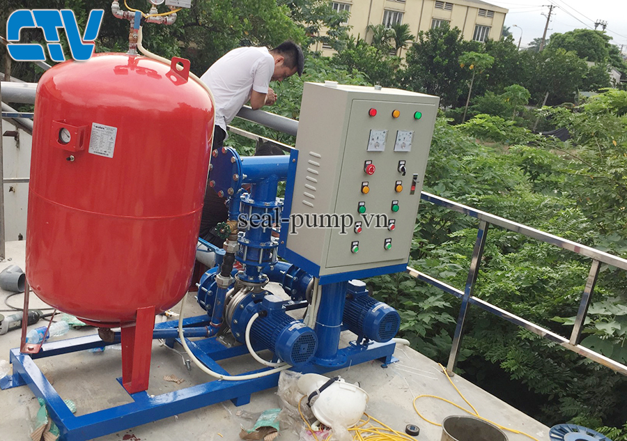 Thiết kế, lắp đặt hệ thống máy bơm tăng áp Stac - Italy